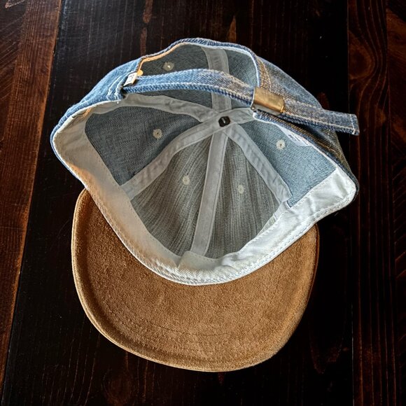 PAA - Denim and Suede Adjustable Hat - Picture 3 of 5